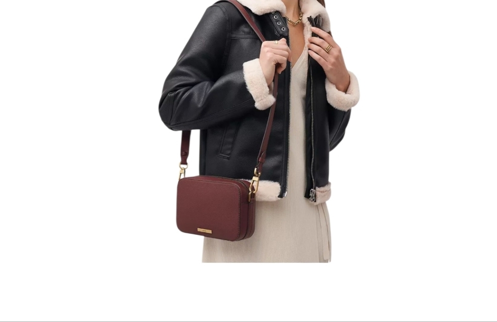 Fossil Burgundy Shoulder Bag